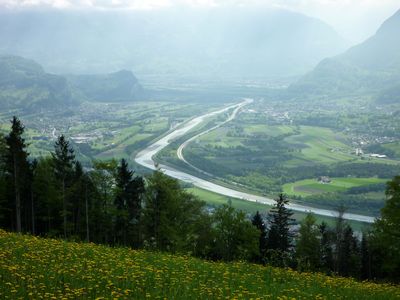 Aussicht auf das Rheintal Aussicht auf das Rheintal