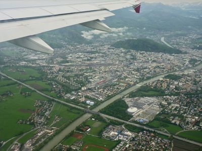 Salzburg aus der Luft Salzburg aus der Luft