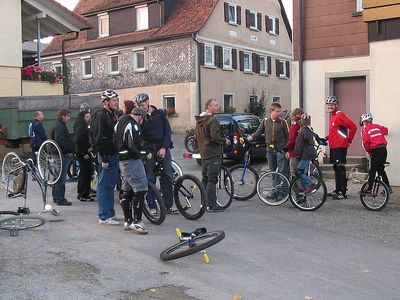 Sammeln zur Abfahrt