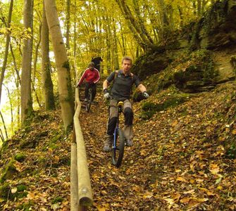 zum Schluss ein kleiner Downhill zum Schluss ein kleiner Downhill