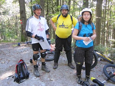 Charly, Volker und Wiebke