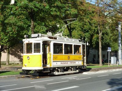 alte Straßenbahn