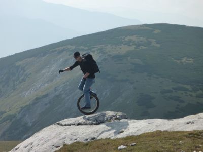 Niko am Schneeberggipfel