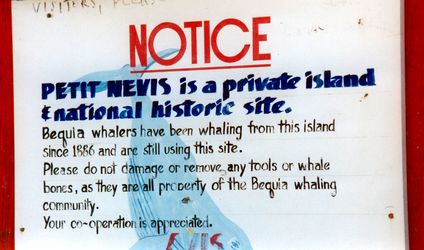 Petit Nevis Hinweis