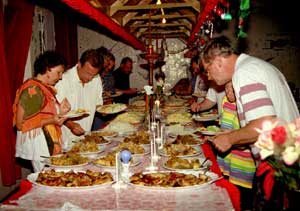 Abendessen bei LAMBI