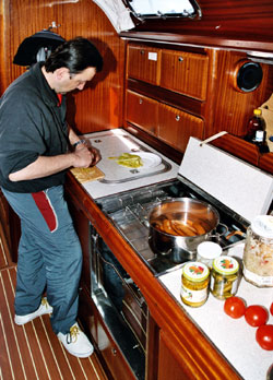 Wolfgang beim Kochen Wolfgang beim Kochen